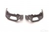 Ferrari 812 Superfast Pair of carbon rear bumper tailpipes frames
